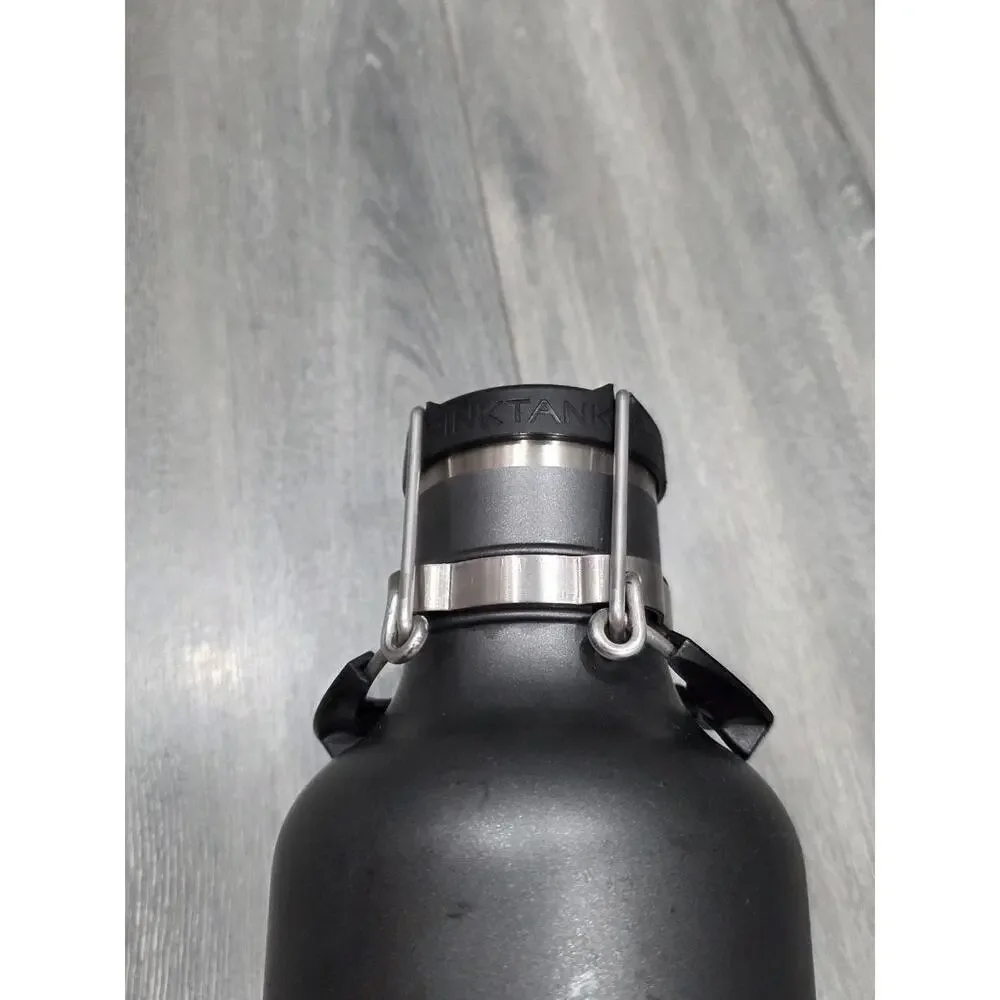 Drink Tanks Black 64oz Stainless Steel Insulated Growler Camping Outdoor termos